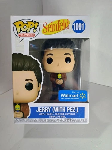 FUNKO POP! TELEVISION Seinfeld JERRY with PEZ 1091 WM EXCLUSIVE Vinyl Figure NIB