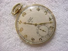 Vintage GOLD FD large antique pre 1920 Art Deco ELGIN pocket watch