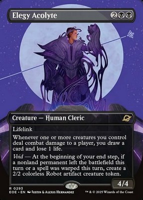 Elegy Acolyte - Borderless - Edge of Eternities #0293 MTG Magic The Gathering