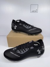 Under Armour Shadow Elite 2 FG Football Boots - Black / Grey - Size UK 9.5 - NEW