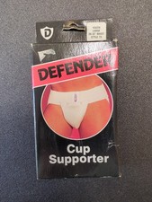 Vintage NEW NOS Defender Youth L 28-32" Athletic Supporter Jock Strap Adult S 