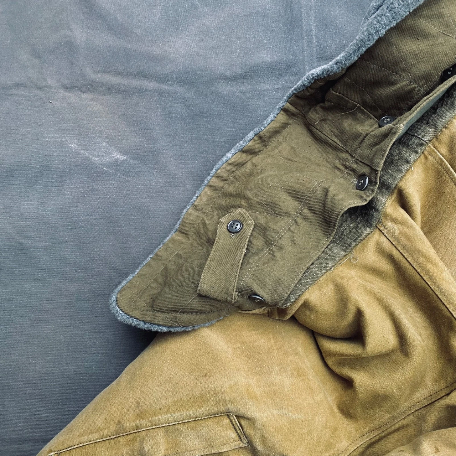 Vintage rare 80s ussr siviet army military tanker winter fufaika jacket  image 10