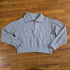 Women's VARLEY Quarter-Zip knit Sweatshirt Size L