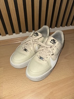 Nike Air Force 1 GS Weiß & Beige | Gr. 41| Gebraucht im guten Zustand  