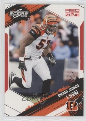 2009 Score Red Zone 93/100 Dhani Jones #60 0a3