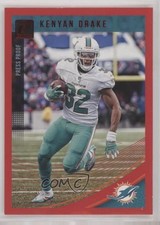 2018 Panini Donruss Press Proof Red Kenyan Drake #167 u8h