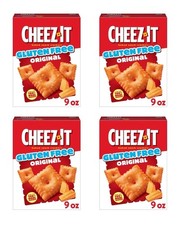 4 BOXES New Gluten Free Cheez It 9oz Snack Crackers JUST RELEASED Exp 9/26