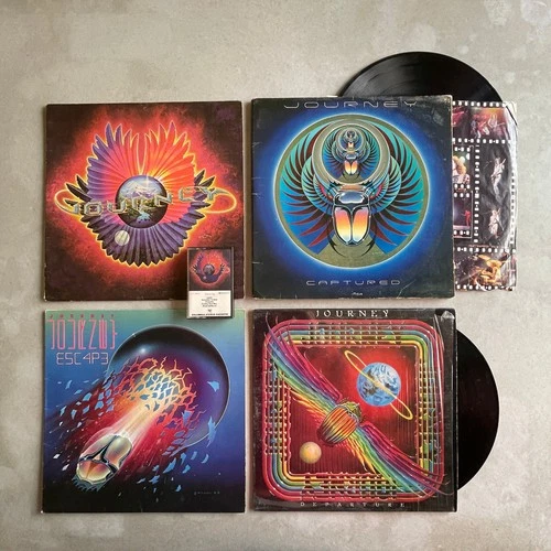 Journey Albums & Cassette Lot • Infinity • Captured • Departure • Escape • READ