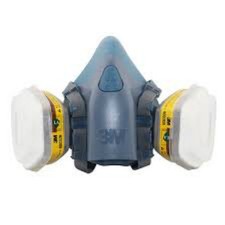 3M 7500 Series Half Face Mask Reusable Organic Respirator / Dust & Gas Mask 7502
