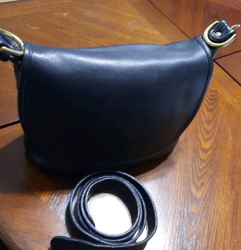 Vintage Coach Fletcher Shoulder bag 4150 Black - Picture 7 of 11