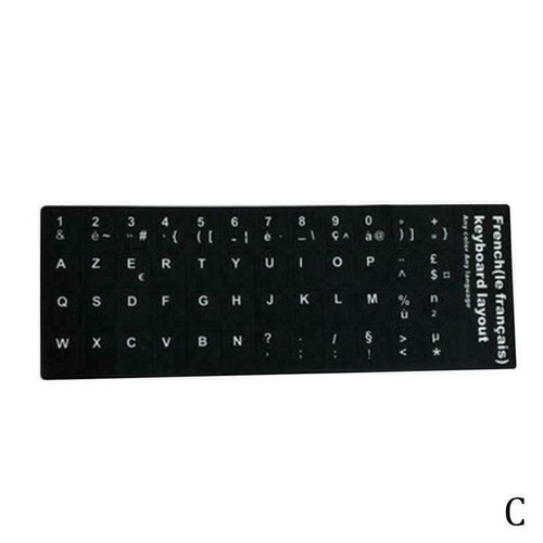 Black&White Standard Keyboard Stickers For German/English/Spanish AU X0G9 - Picture 14 of 20
