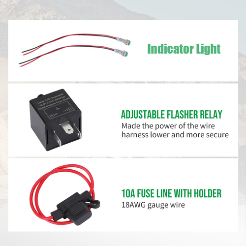 Street Legal Turn Signal Light Horn Kit For Honda Pioneer 500 700 1000