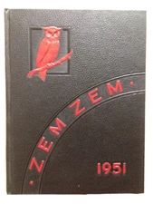 1951 MT. HEALTHY HIGH SCHOOL YEARBOOK, THE ZEM ZEM, MT. HEALTHY, OH
