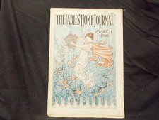 1896 MARCH LADIES' HOME JOURNAL MAGAZINE - GREAT ILLUSTRATIONS & ADS - ST 1554