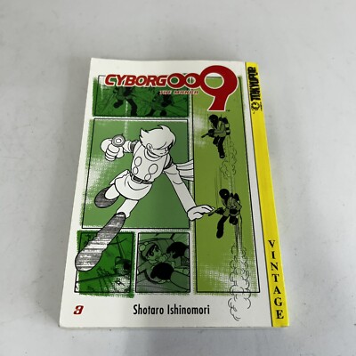 Cyborg 009 Vol. 3 by Shotaro Ishinomori Tokyopop Manga Book in