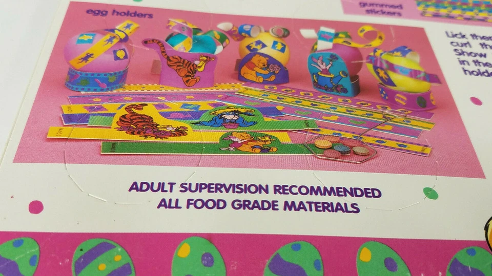 De colección Nuevo en Paquete Disney Winnie the Pooh Color Loops Huevo de Pascua Kit para morir con pegatinas Foto 4 de 4