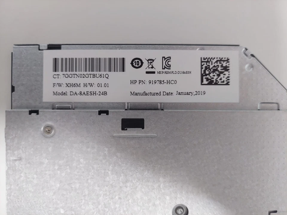 919785-HC0 L20485-001 DA-8AESH-24B ODD DVD-W Sata 9.0mm - Image 2 of 4