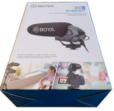 BOYA BY-BM3031 Super Cardioid Directional On Camera Shotgun Microphone- New