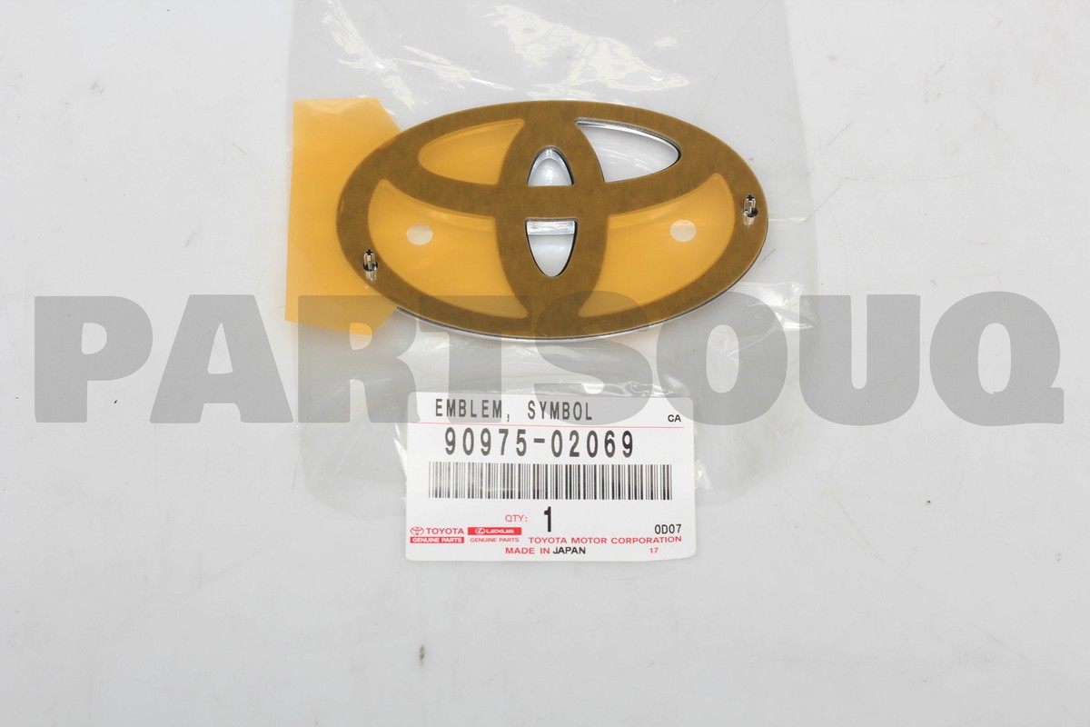 9097502069 Genuine Toyota EMBLEM, SYMBOL 90975-02069 | eBay