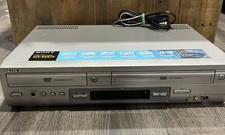 SONY SLV-D300P DVD/VCR Combo Player Silver Tested NO REMOTE