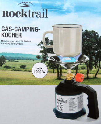 Gas Campingkocher Gaskocher Campingherd Stromunabhängiger Kocher Mobil 1200W NEU