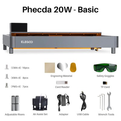 お値下げ可能】EO レーザー彫刻・切断機 Phecda 10W お値下げ可能】EO レーザー彫刻・切断機 Phecda 10W