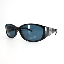 Chelsea Morgan CMS 6006 bk Black Sunglasses Round plastic 55-16-130
