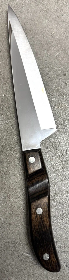 Cuchillo de chef francés EKCO punta de flecha vintage de 13-1/2” hecho en EE. UU. Foto 2 de 4