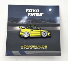 Leen Customs: Toyo Tires Acura Integra DC2 Limited Edition Enamel Pin #48/250