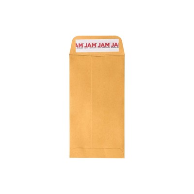 JAM Paper Self Seal #7 Coin Business Envelopes 3 1/2'' x 6 1/2'' Brown Kraft