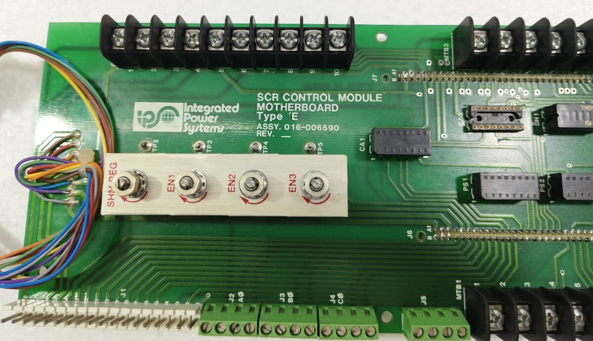 INTEGRATED POWER SYSTEMS IPS TYPE E 016-006590 SCR CONTROL INTEGRATED POWER SYSTEMS IPS TYPE E 016-006590 SCR CONTROL