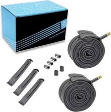 700C Heavy Duty Bike Tubes 700x35C/38C/40C/43C AV48 Schrader Valve 35/43-622 7