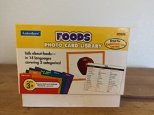 Lakeshore Photo Card Library Foods box set DD528