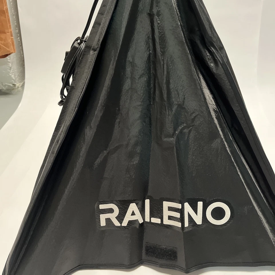 Серебряный зонт для фотографии Raleno без подставки без лампы черный 20 дюймов - Изображение 4 из 4