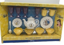 The Disney Store Beauty And The Beast Tea Set New Vintage 90s