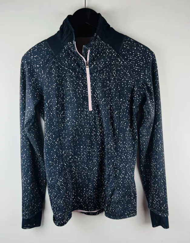lululemon pullover speckled go the distance half zip shirt