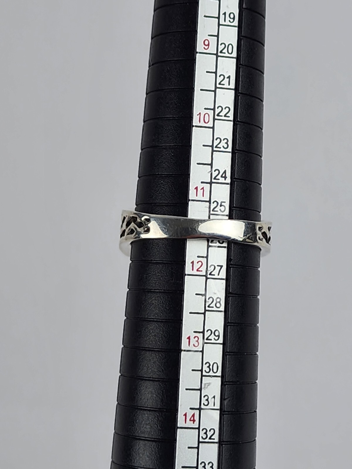 Solid Sterling Silver Turquoise Ring Basket Weave… - image 10