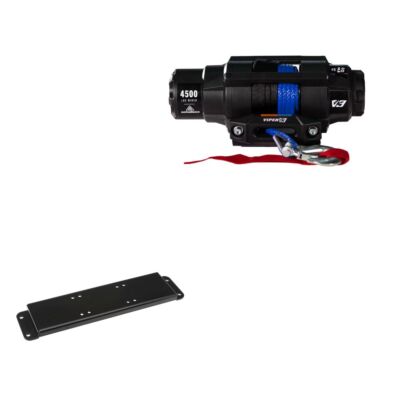 4500lbs V3 Winch With Mount For Polaris Ranger 425 With Extreme Bumper 2001-2004