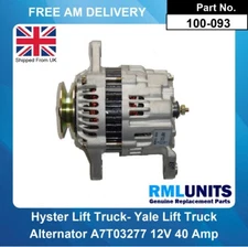 Alternator For Hyster Forklift A7T03277 A7T03277A 1361853 1450928 3068342