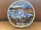Brandneu BULGARIEN, NESSEBAR, SUNNY BEACH Souvenir Keramik Teller mit Ständer