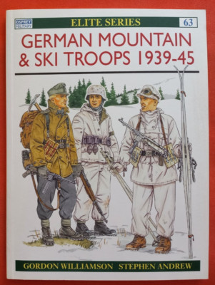 Osprey Elite 63, GERMAN MOUNTAIN & SKI TROOPS 1939-45