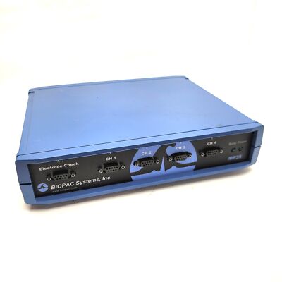 BIOPAC Systems MP35 4-Channel Data Acquisition System, 24-Bit, 100-240VAC