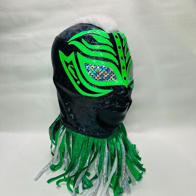 Mysterio Neon Green Wrestling Lucha Libre Costume Mask Mascara Misterioso Adult