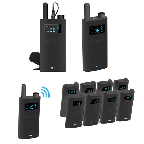 2.4G Wireless Tour Guide Audio System for Tour Guide Meeting Training Church - Zdjęcie 15 z 18