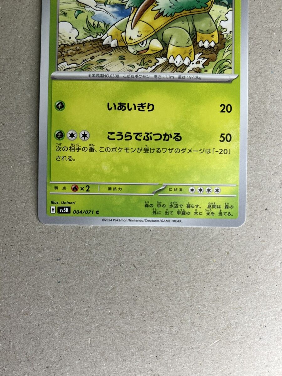 Grotle C SV5K 004/071 Wild Force Pokemon Japanese | eBay Grotle C SV5K 004/071 Wild Force Pokemon Japanese | eBay
