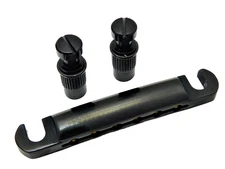 Tailpiece Stop Bar for Epiphone Les Paul Import Guitar, Metric Studs Black