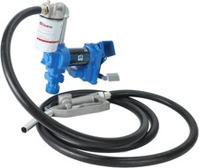 Fuel Transfer Pump 20GPM 12V Diesel Gas Gasoline Kerosene w/ Particulate Filter