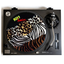 KISS Turntable Slipmat for Vinyl Records 12" DJ Slip Mat glam rock vinyls