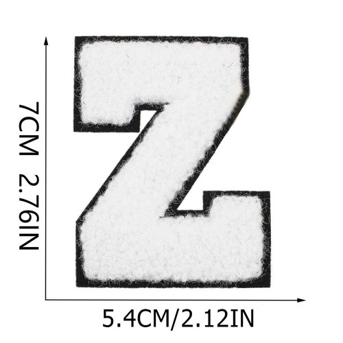 Letters Patches A-Z Cloth Stickers Applique Iron Cloth Stickes Sew On Fashion ↑ - Picture 37 of 37