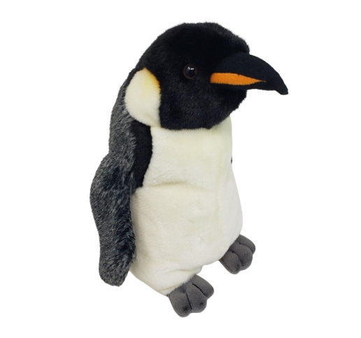 GANZ GOLD WEBKINZ SIGNATURE EMPEROR PENGUIN REALISTIC STUFFED